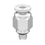 插管4mm M5 外螺纹直通快插式气动接头