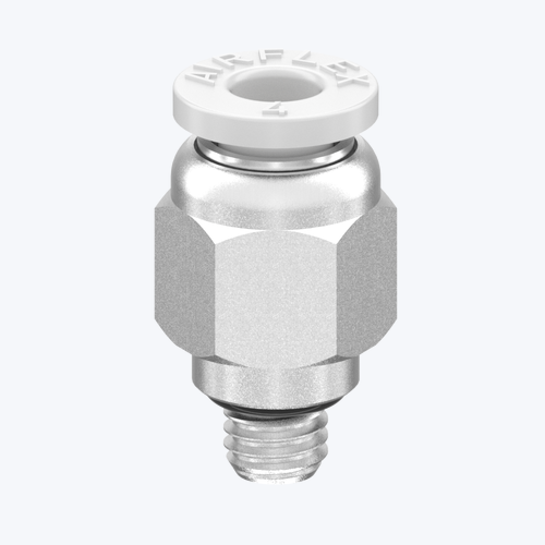 插管4mm M5 外螺纹直通快插式气动接头