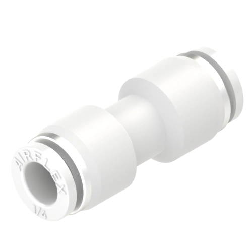 适用于气缸的4mm-M5外螺纹直通气动快插接头 (红色按钮式)